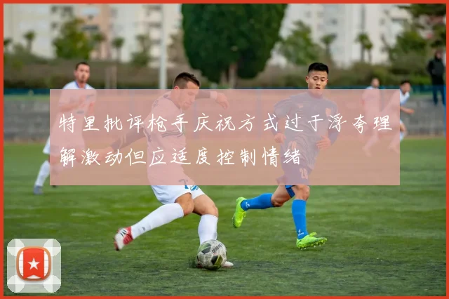 特里批评枪手庆祝方式过于浮夸理解激动但应适度控制情绪